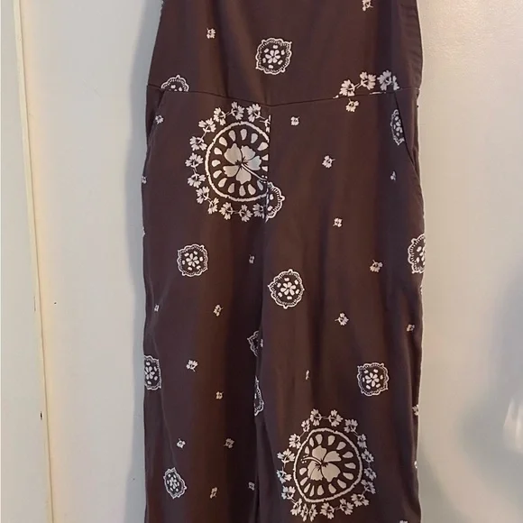 Brown Patterned Women's Jumpsuit from Roxy - Picture 4 of 4